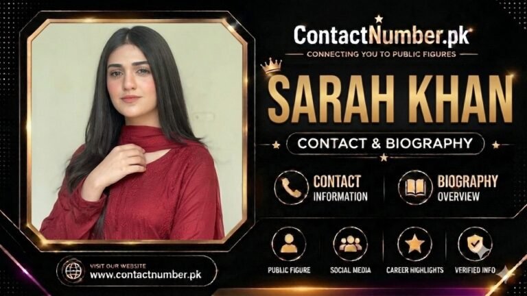 Sarah Khan biography